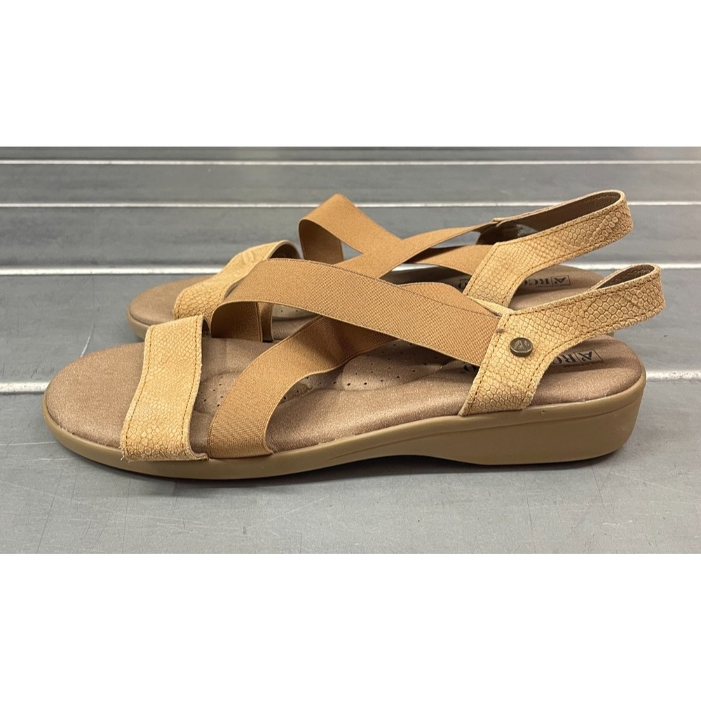 Arcopedico Monteray Slingback Sandals Biscuit Womens Size EU40 Brown Leather